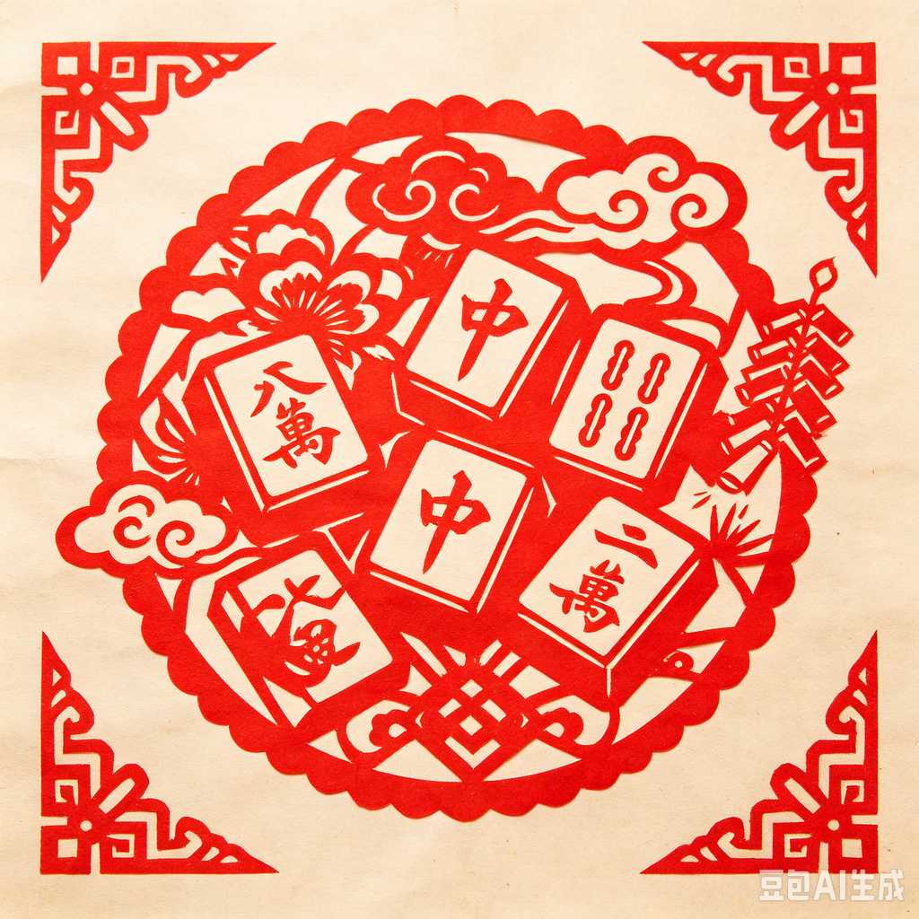 bright print mahjong tiles