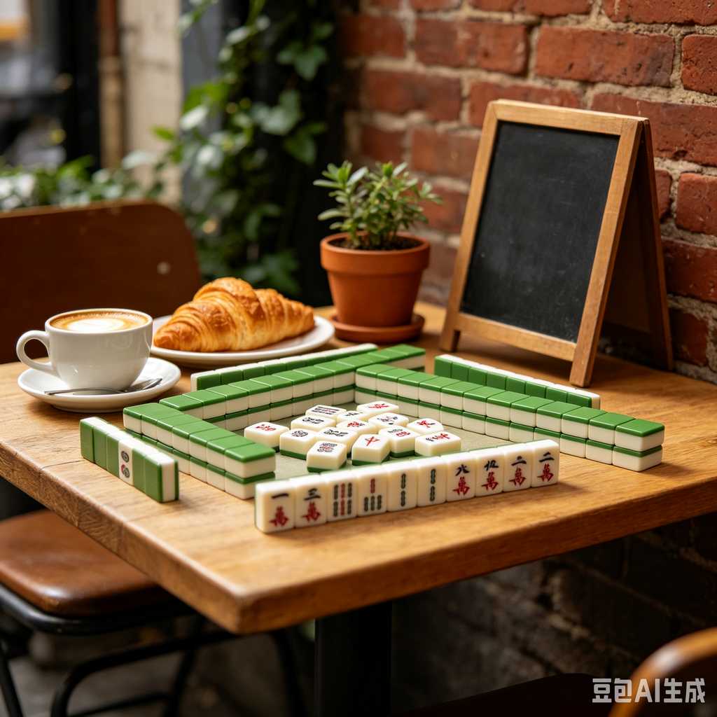 space saving mahjong game set