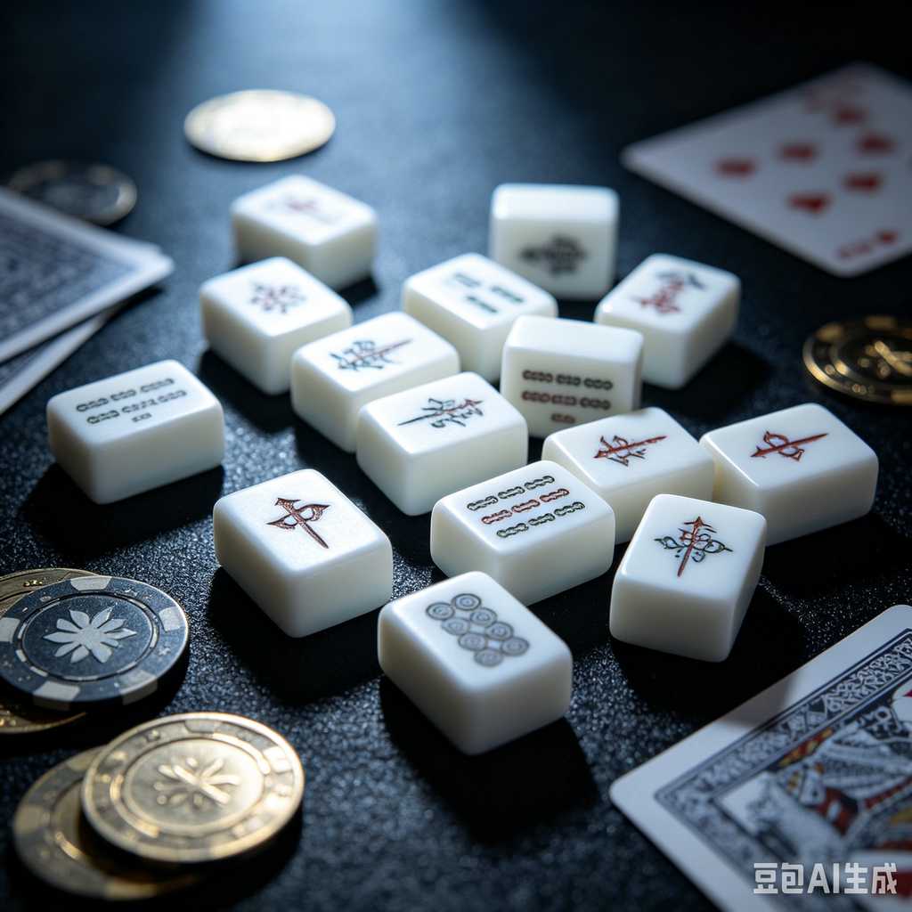 glossy mahjong tiles